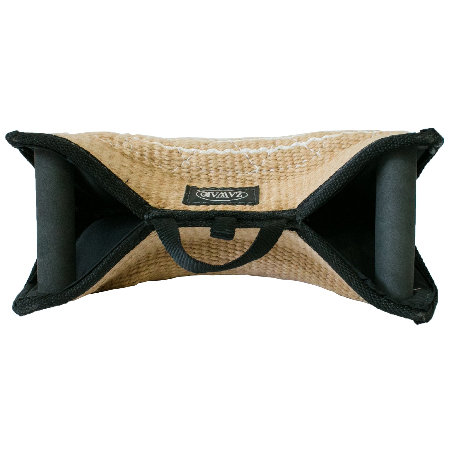 Jute Structured Bite Pillow - Double Handle Model