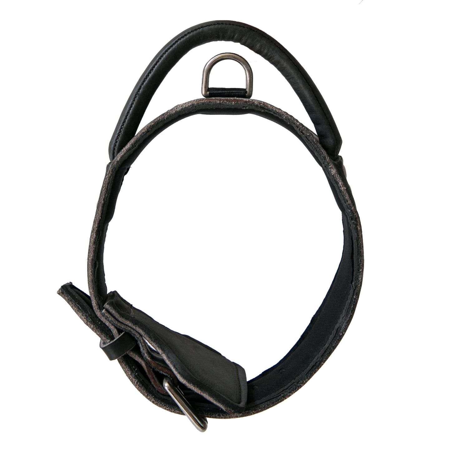 Genuine Leather Collar with Handle