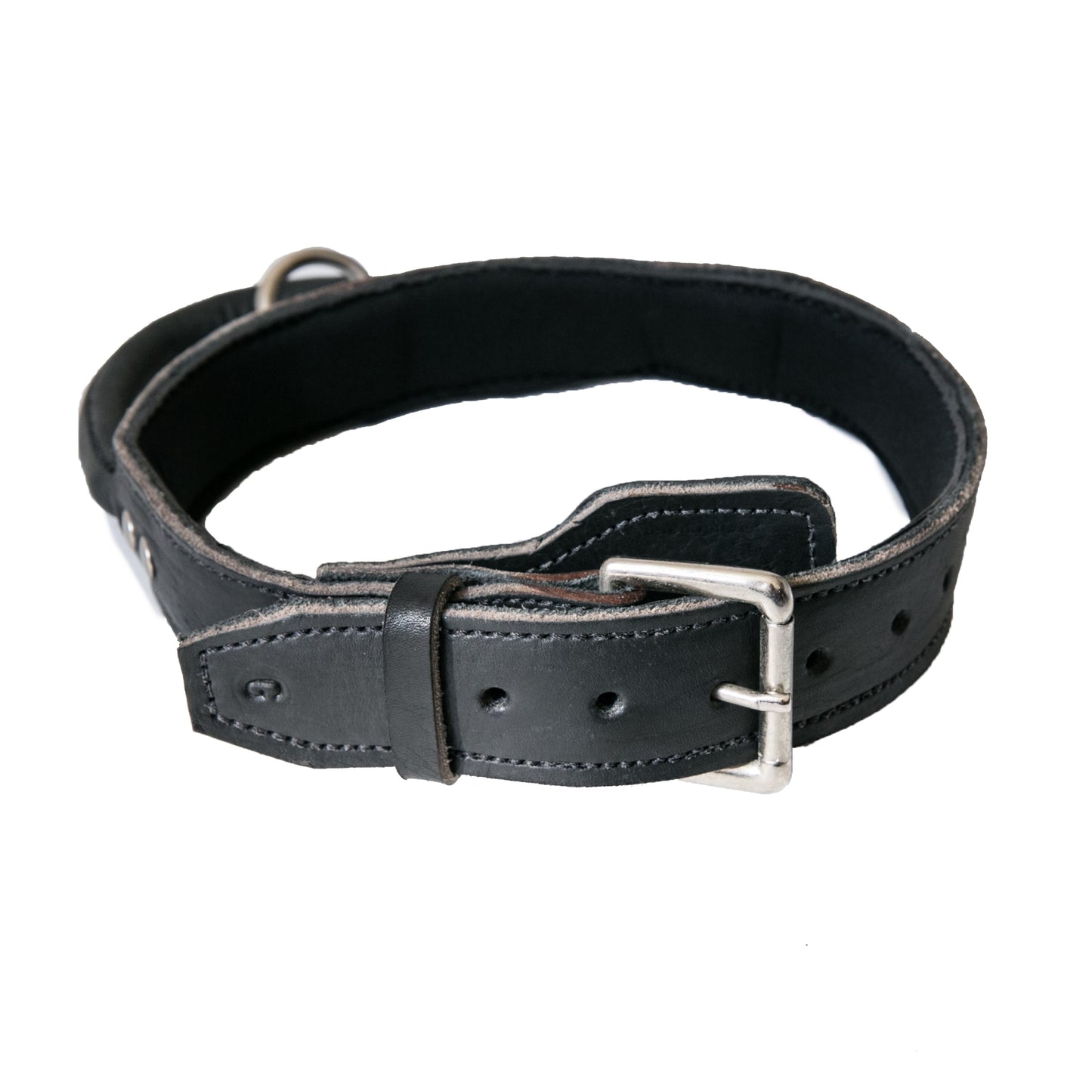 Genuine Leather Collar with Handle