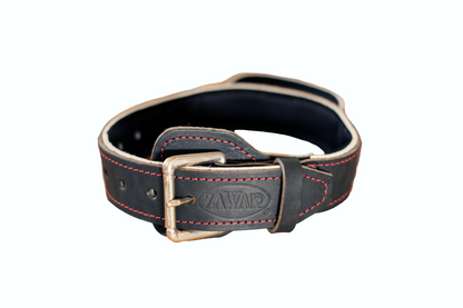 Genuine Leather Collar with Handle