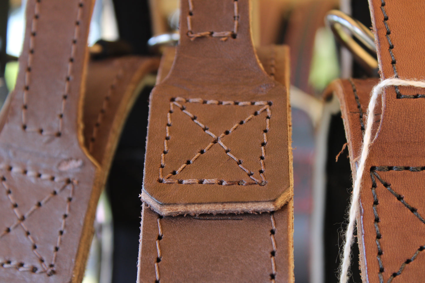 Genuine Leather Collar with Handle