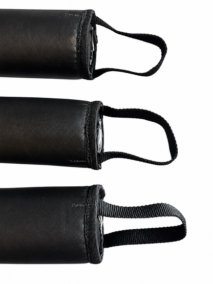 Smooth Leather Bite Roll Teether - Small (high density)